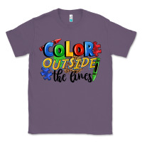 Lavender Color outside the lines Classic Tee - FaDigitalArtStudio