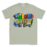 Matcha Color outside the lines Classic Tee - FaDigitalArtStudio