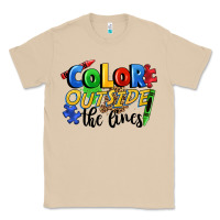 Mushroom Color outside the lines Classic Tee - FaDigitalArtStudio