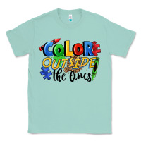 Seafoam Color outside the lines Classic Tee - FaDigitalArtStudio