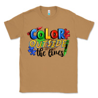 Toasted Coconut Color outside the lines Classic Tee - FaDigitalArtStudio