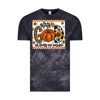Cloud Black With God All Things Are Possible Vintage Tee - CowhideDigitalArt