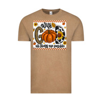 Vintage Coffee With God All Things Are Possible Vintage Tee - CowhideDigitalArt