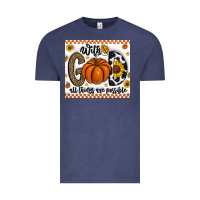 Vintage Denim With God All Things Are Possible Vintage Tee - CowhideDigitalArt