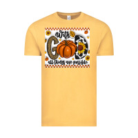 Vintage Mustard With God All Things Are Possible Vintage Tee - CowhideDigitalArt