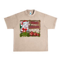 French Oak merry Christmas pig Urban Heavy Tee - CowhideDigitalArt