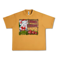 Peanut Butter merry Christmas pig Urban Heavy Tee - CowhideDigitalArt