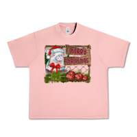 Salmon merry Christmas pig Urban Heavy Tee - CowhideDigitalArt