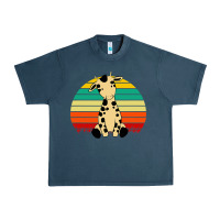 Midnight Navy africa animals african safari retro Urban Heavy Tee - linhVisuals