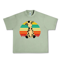 Oil Green africa animals african safari retro Urban Heavy Tee - linhVisuals