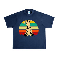 Navy africa animals african safari retro Urban Heavy Tee - linhVisuals