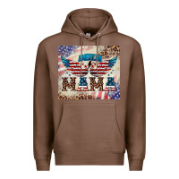 Chestnut american mama Premium Hoodie - BarkalooDesign
