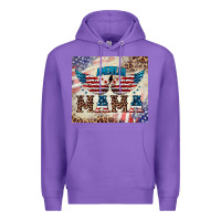 Purple american mama Premium Hoodie - BarkalooDesign