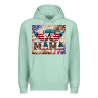Seafoam american mama Premium Hoodie - BarkalooDesign