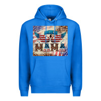 True Royal american mama Premium Hoodie - BarkalooDesign