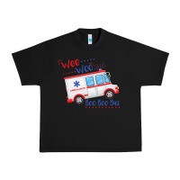 Black emt paramedic wee woo ambulance boo Urban Heavy Tee - linhVisuals