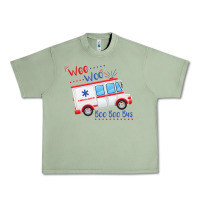 Oil Green emt paramedic wee woo ambulance boo Urban Heavy Tee - linhVisuals