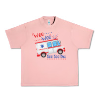 Salmon emt paramedic wee woo ambulance boo Urban Heavy Tee - linhVisuals