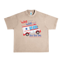 French Oak emt paramedic wee woo ambulance boo Urban Heavy Tee - linhVisuals
