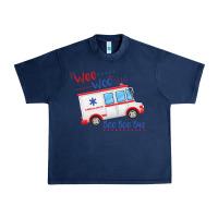 Navy emt paramedic wee woo ambulance boo Urban Heavy Tee - linhVisuals