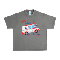 Tornado emt paramedic wee woo ambulance boo Urban Heavy Tee - linhVisuals