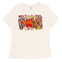 Bone basketball mama Ladies Tee - CowhideDigitalArt