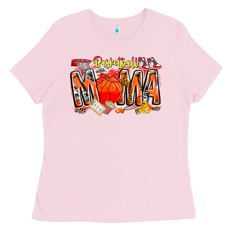 Basketball Mama Ladies Tee by CowhideDigitalArt | Teevron