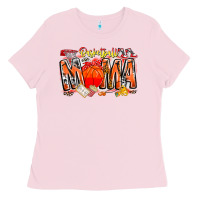 Bubblegum Pink basketball mama Ladies Tee - CowhideDigitalArt