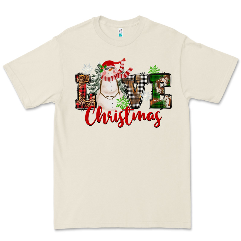 Love Christmas Snowman Premium Tee by FaDigitalArtStudio | Teevron