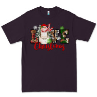 Plum Love Christmas Snowman Premium Tee - FaDigitalArtStudio