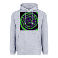 Heather Grey halloween tie dye pattern black Heavyweight Hoodie - RanaPortraitStore