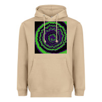 Mushroom halloween tie dye pattern black Heavyweight Hoodie - RanaPortraitStore