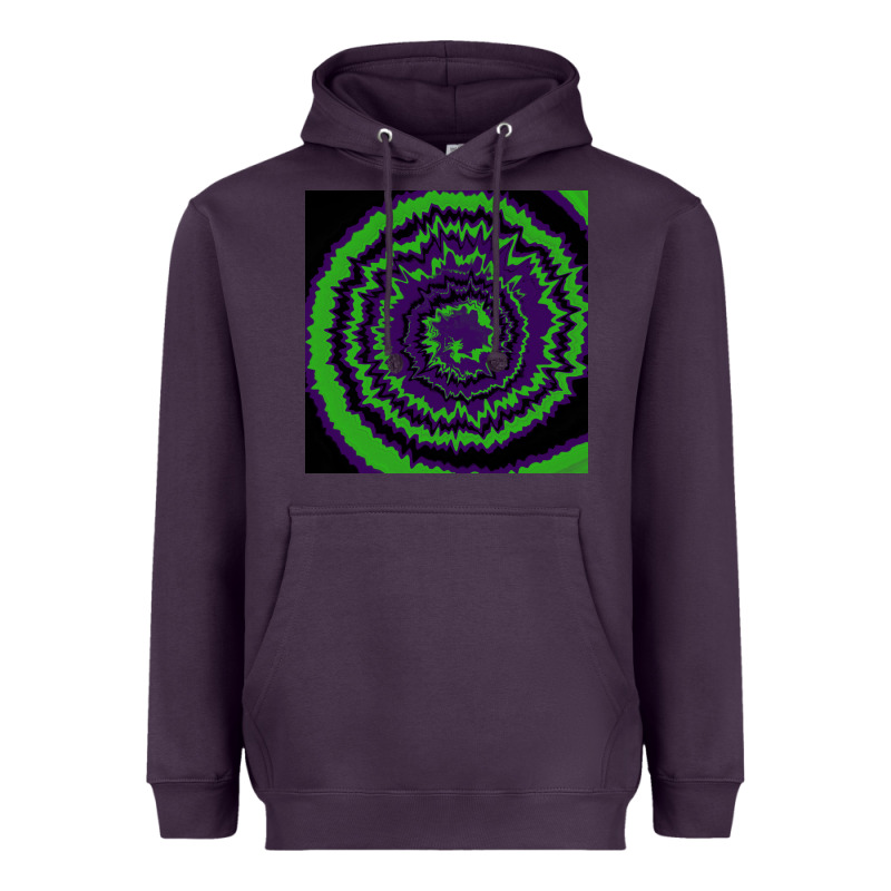 Halloween Tie Dye Pattern Black Heavyweight Hoodie by RanaPortraitStore | Teevron