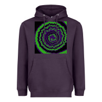 Plum halloween tie dye pattern black Heavyweight Hoodie - RanaPortraitStore