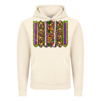 Vintage Artic mardi gras fleur de lis mask leopard glitter  brushstrokes Vintage Hoodie - Artiststas