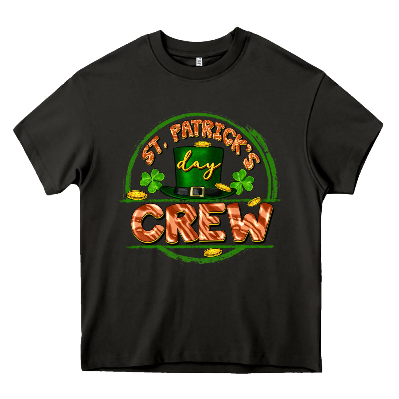 St. Patrick's Day Crew Heavy Core Tee by FaDigitalArtStudio | Teevron