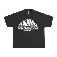 Pigment Black mountains kilimanjaro 5540m scene hiking profi Urban Heavy Tee - linhVisuals