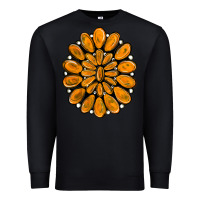 Black orange gemstone Premium Sweatshirt - RanaPortraitStore