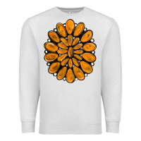 Oatmeal Heather orange gemstone Premium Sweatshirt - RanaPortraitStore