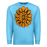 Ocean Blue orange gemstone Premium Sweatshirt - RanaPortraitStore