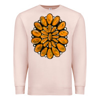 Pale Pink orange gemstone Premium Sweatshirt - RanaPortraitStore