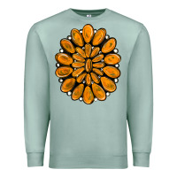 Seafoam orange gemstone Premium Sweatshirt - RanaPortraitStore