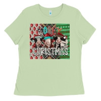 Matcha mooey Christmas Ladies Tee - CowhideDigitalArt