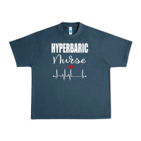 Midnight Navy hyperbaric nurse rn gift Urban Heavy Tee - linhVisuals