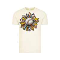 Vintage Arctic Baseball Sunflower Vintage Tee - CowhideDigitalArt