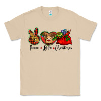 Mushroom peace love Christmas Classic Tee - BarkalooDesign
