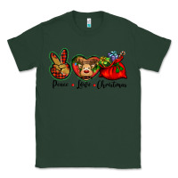 Sports Green peace love Christmas Classic Tee - BarkalooDesign