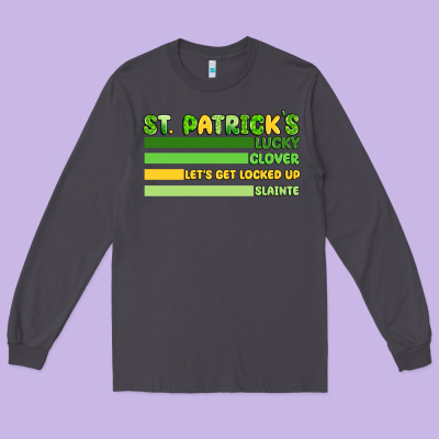 St. Patrick's Lucky Clover  Artiststas Long Sleeve Tee Designed By Artiststas