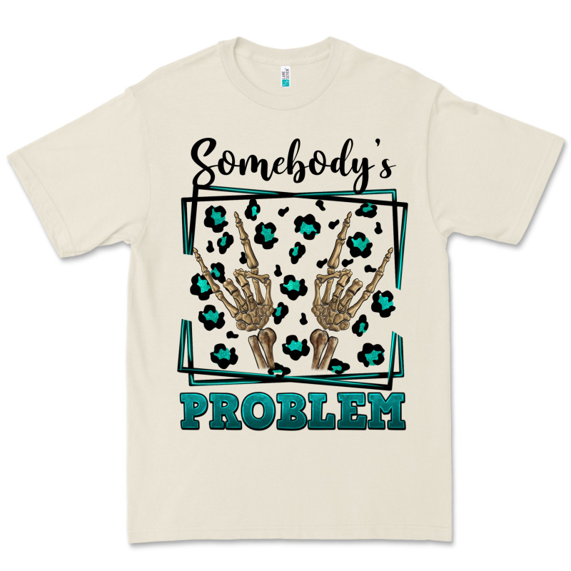 Somebody's Problem Hand Skeleton Premium Tee by FaDigitalArtStudio | Teevron