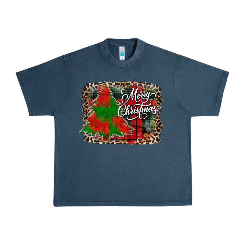 Merry Christmas Trees Urban Heavy Tee by CowhideDigitalArt | Teevron